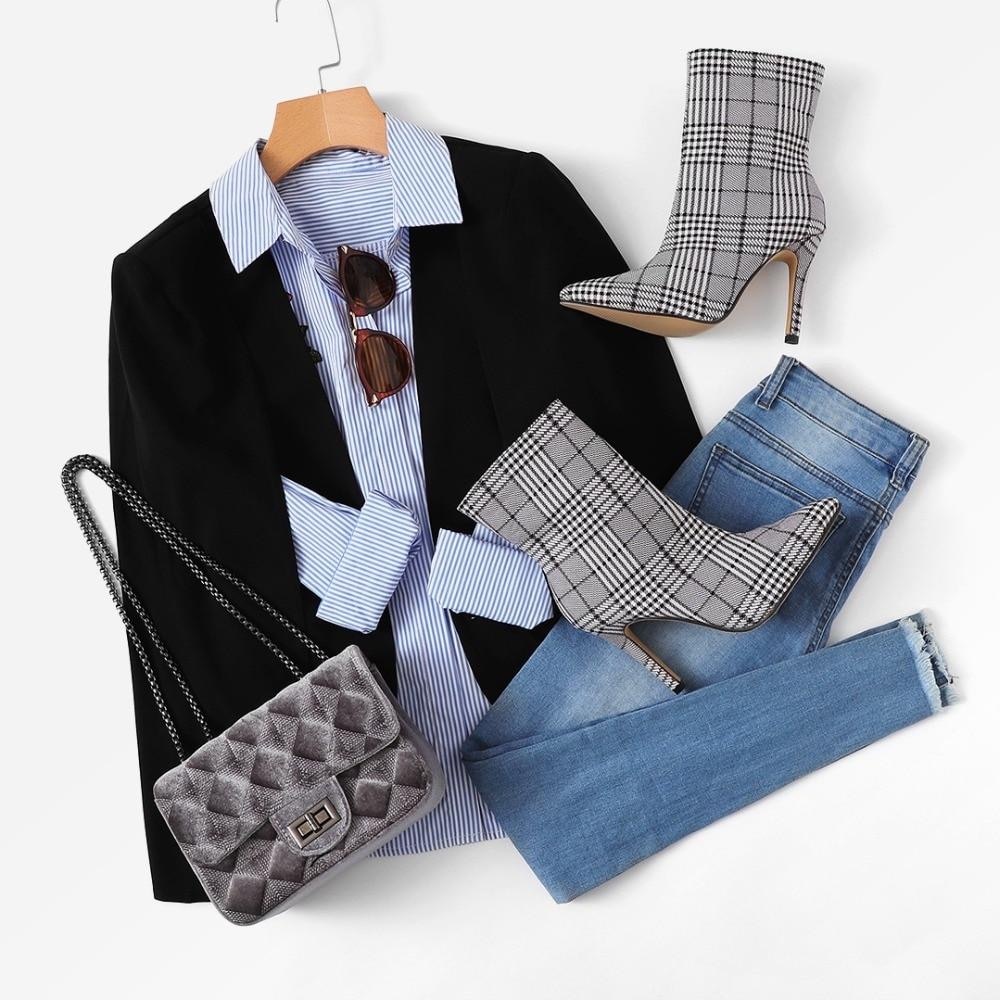 LAST ☝️ Chic Cape Open Front Blazer - Picture 4 of 5